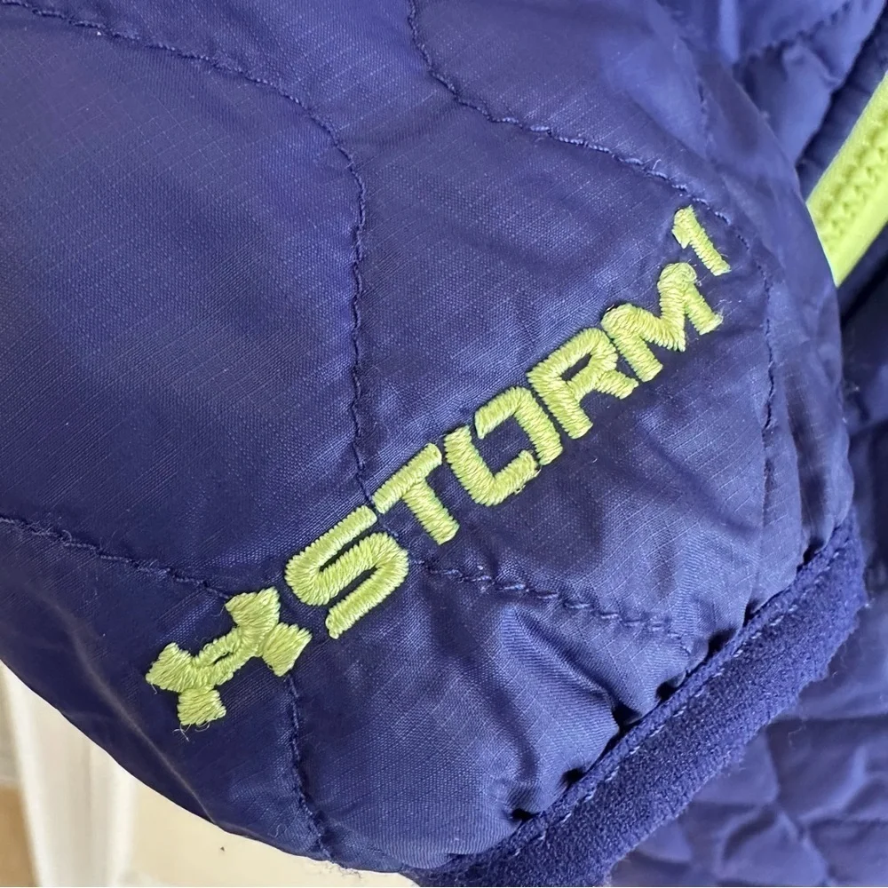 Under Armour Medium Purple Storm 1 Quilted Puffer Jacket Cold Gear‎ Infrared